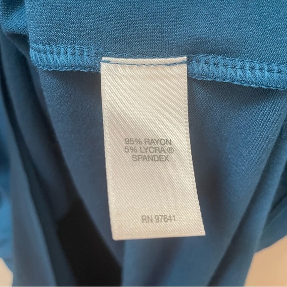 J. Jill | "Wearever" Blue Knit Tunic with Back pleats | M - Picture 5 of 5